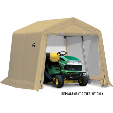 ShelterLogic Replacement Cover Kit 805142 10x10x8 Peak 14.5oz PVC Tan