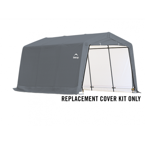ShelterLogic Replacement Cover Kit 805438 10x15x8 Peak 14.5oz PVC Grey