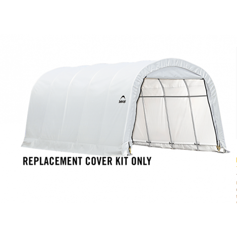ShelterLogic Replacement Cover Kit 805112 12x20x8 Round 21.5oz PVC White
