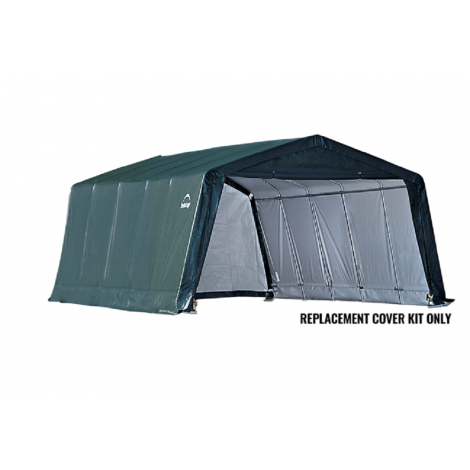 ShelterLogic Replacement Cover Kit 90516 12x20x8 Peak 7.5oz Green