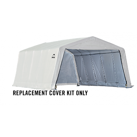 ShelterLogic Replacement Cover Kit 805125 12x20x8 Peak 14.5oz PVC White