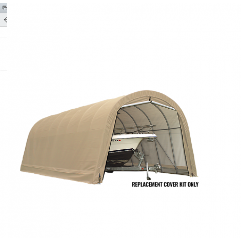 ShelterLogic Replacement Cover Kit 805234 14x32x12 Round 14.5oz PVC Tan