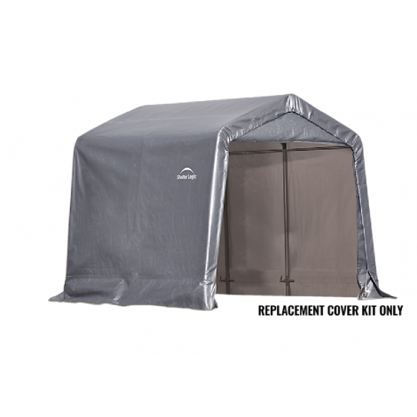 ShelterLogic Replacement Cover Kit 8x8x8 Peak 14.5oz PVC Gray