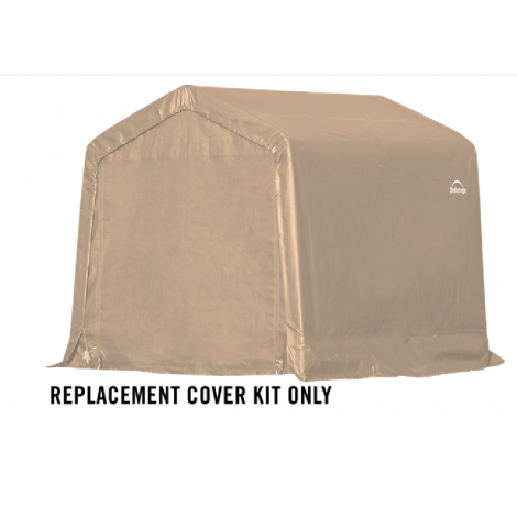 ShelterLogic Replacement Cover Kit 805346 8x8x8 Peak 14.5oz PVC Tan