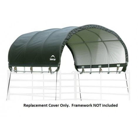 ShelterLogic10x10 Replacement Cover for Corral Shelter 51530 Green