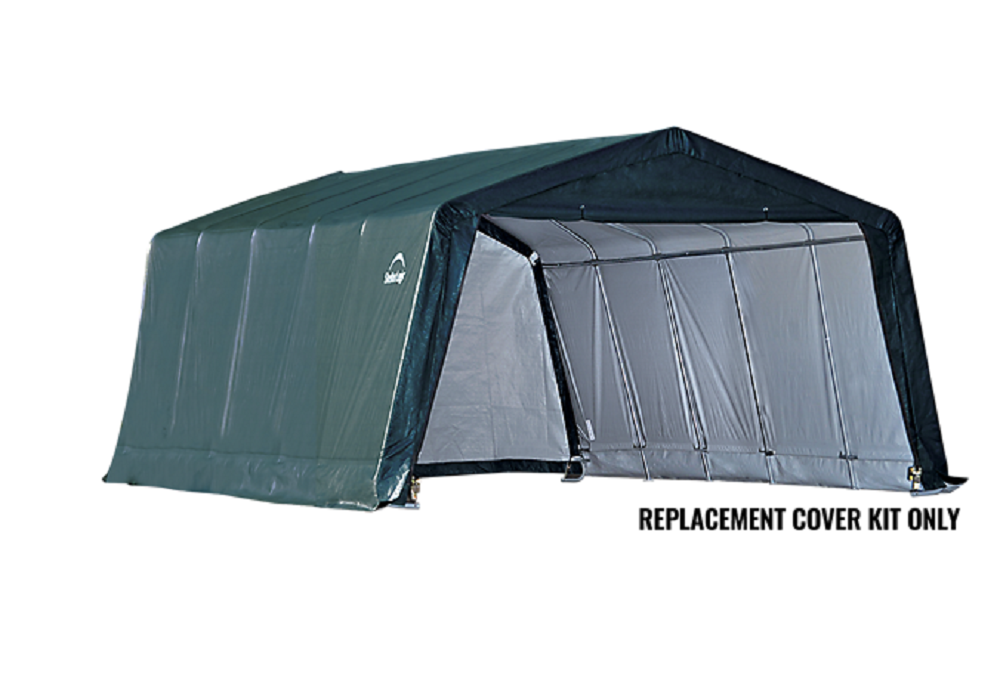 ShelterLogic Replacement Cover Kit 12x20x8 Peak 7.5oz Green