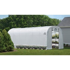 ShelterLogic 12x24x8 Round Replacement Cover Kit for GrowIt Greenhouse 70593 801452 Translucent