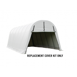 ShelterLogic Replacement Cover Kit 13x24x10 Round 14.5oz PVC White