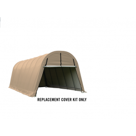 ShelterLogic Replacement Cover Kit 804777 13x24x10 Round 14.5oz PVC Tan