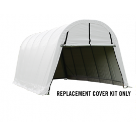 ShelterLogic Replacement Cover Kit 805218 13x20x10 Round 14.5oz PVC White