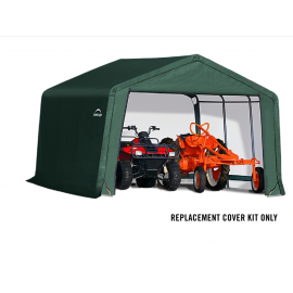 ShelterLogic Replacement Cover Kit 805386 12x12x8 Peak 14.5oz PVC Green