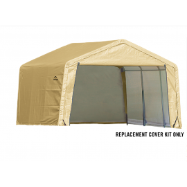 ShelterLogic Replacement Cover Kit 805394 12x12x8 Peak 14.5oz PVC Tan