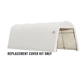 ShelterLogic Replacement Cover Kit 805478 10x20x8 Round 21.5oz PVC White